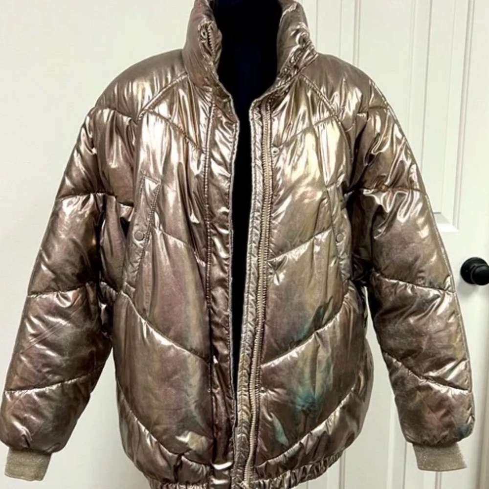 H&M Gold-colored Padded Jacket - Picture 1 of 10